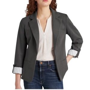 NWT 41 HAWTHORN Natalie Knit Blazer Gray Size